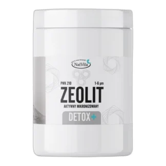 Zeolit Detox+Klinoptylolit Proszek Oczyszczanie Metale Ciężkie NatVita 300g — zdjęcie 1