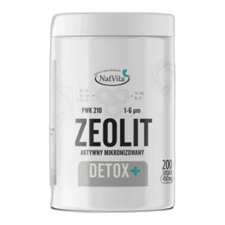 Zeolit Klinoptylolit Oczyszczanie Metale Ciężkie Kaps 450mg NatVita 200 — zdjęcie 1